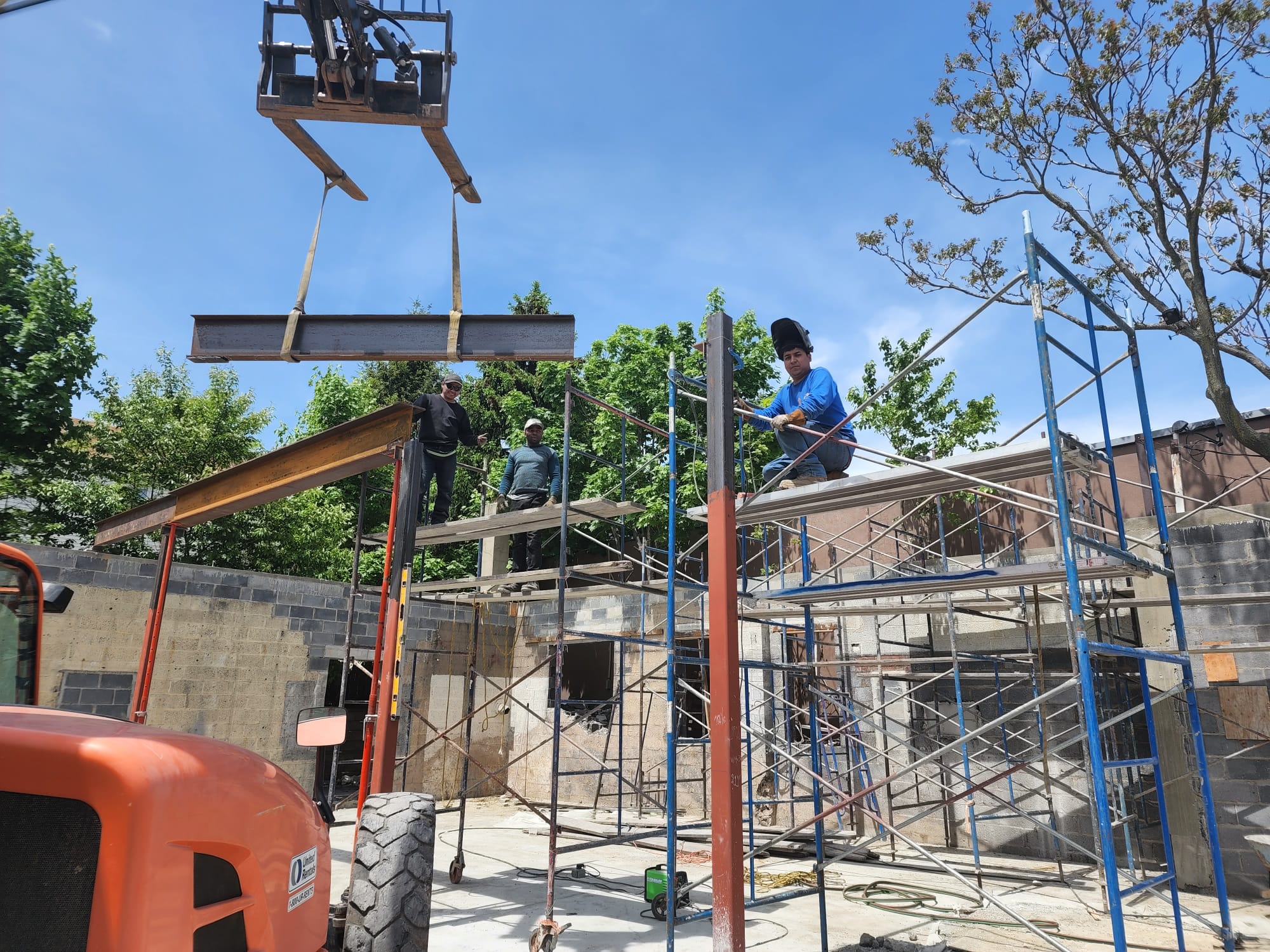 Structural Steel Frame Installation